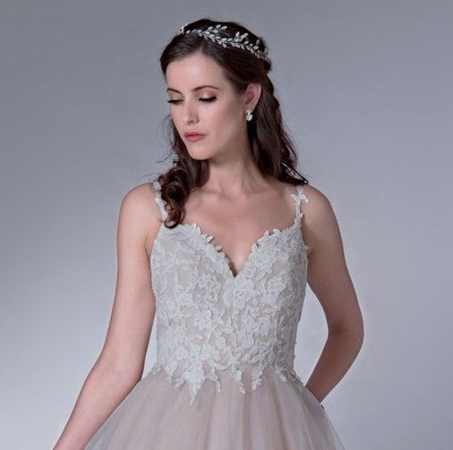 Add shoulder straps to the dress – Marabella Bridal