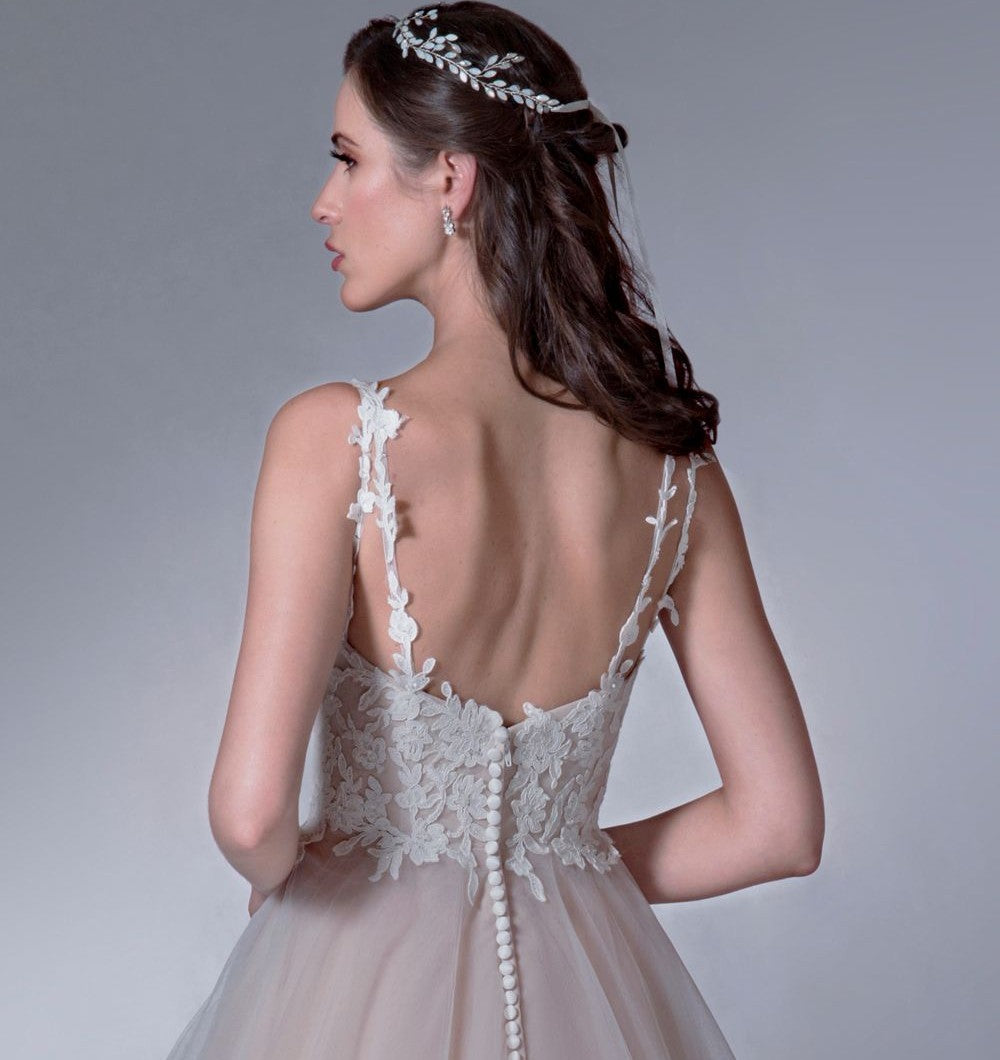 Add shoulder straps to the dress
