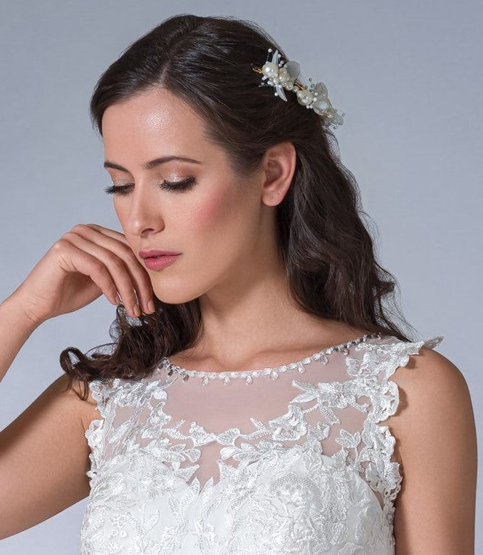 Add Beading to the Neckline – Marabella Bridal